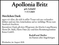 eine Anzeige